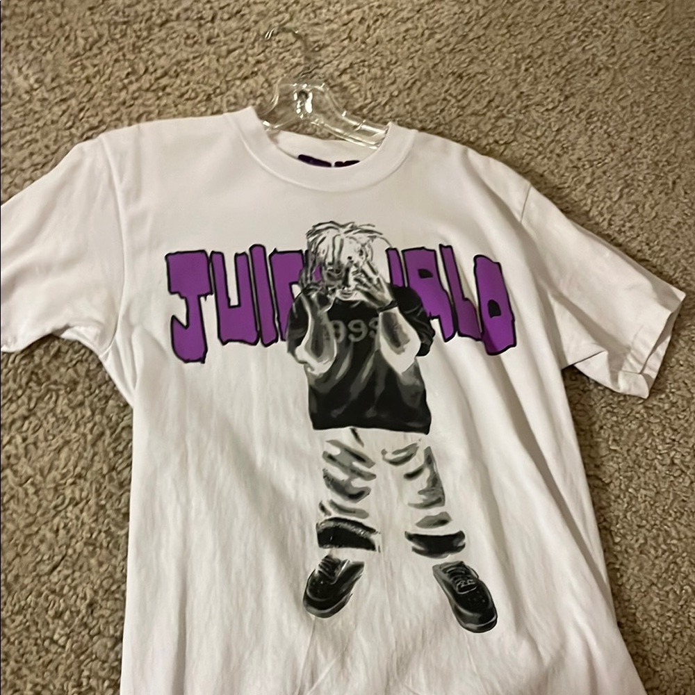 Kids White Graphic T-Shirt